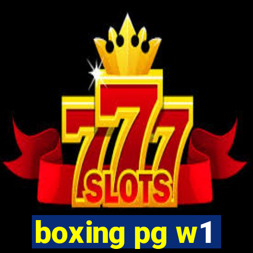 boxing pg w1